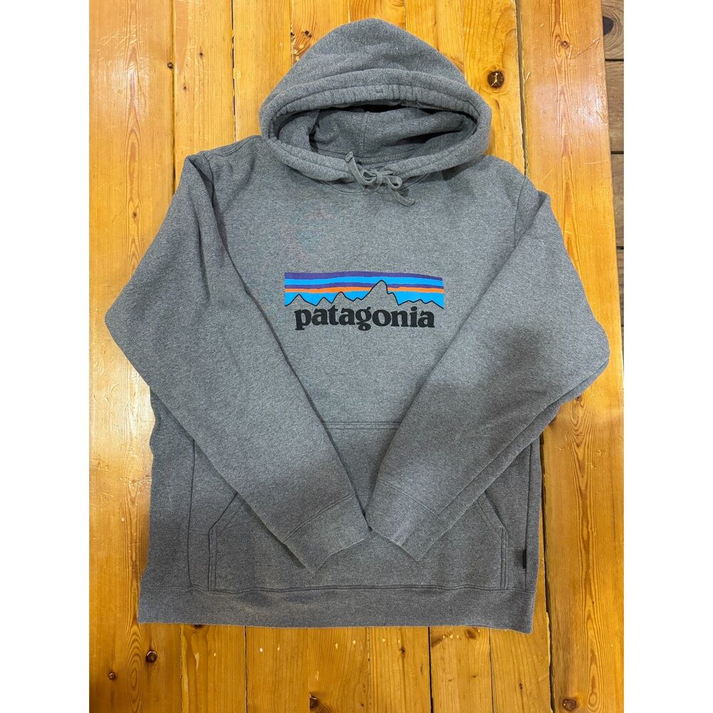 Men's Patagonia P6 Uprisal Logo Hoody Grey XL